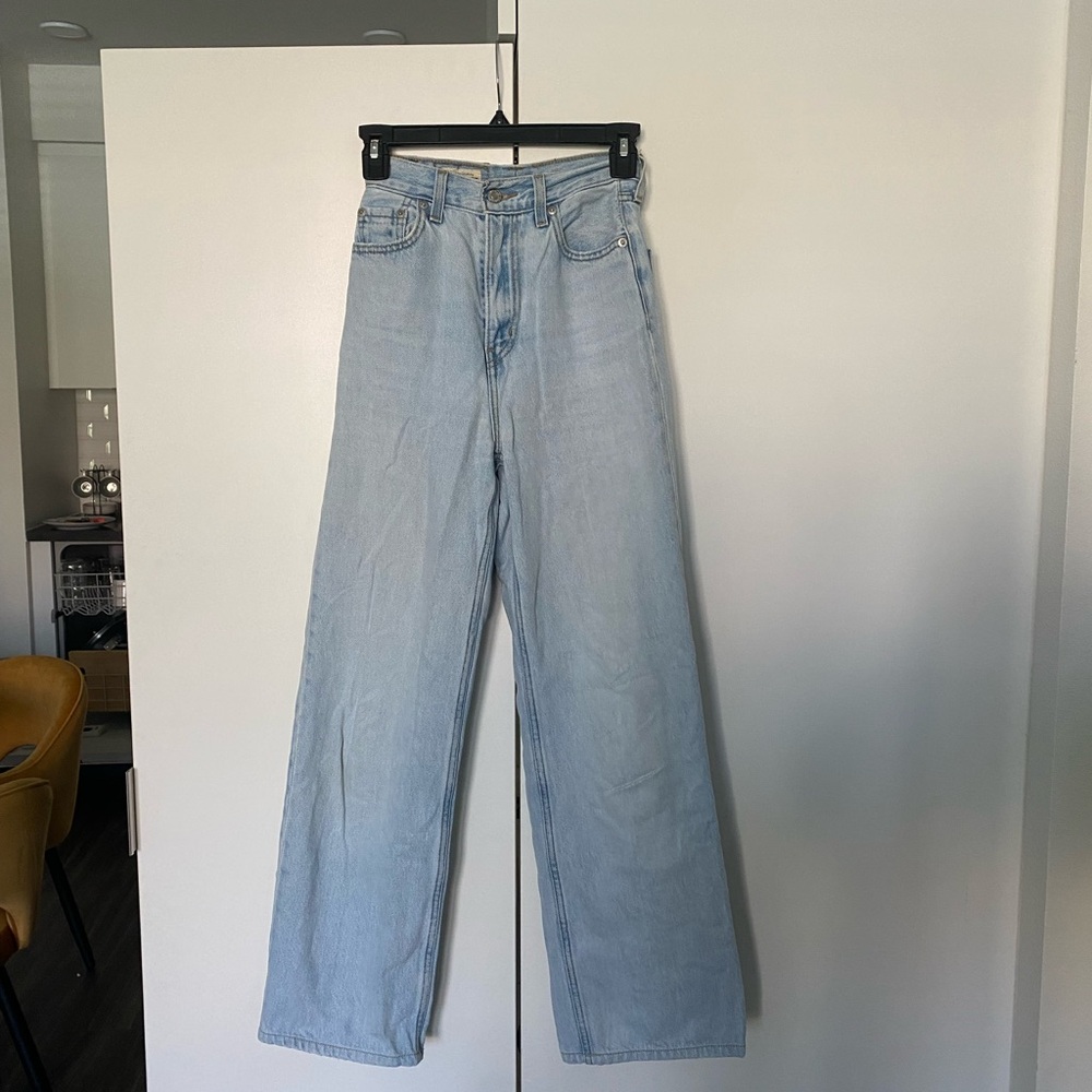 Levi’s Ribcage Wide Leg Women’s Jeans — Light Blue